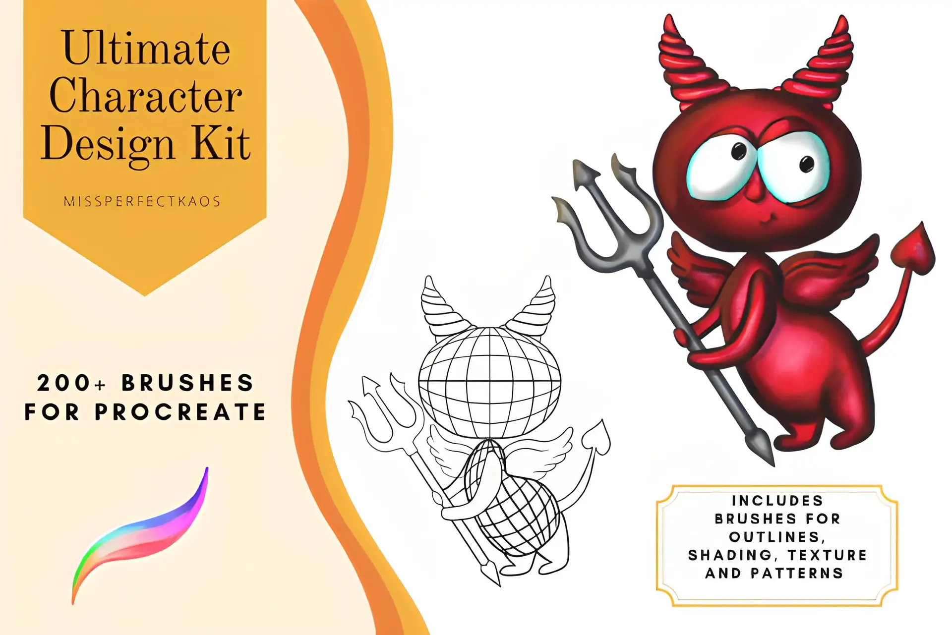 You are currently viewing Character Design – 200+ Procreate Brushes